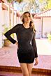 Primavera Couture 4427 Jewel Neckline Long Sleeve Dress
