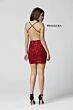 Primavera Couture 3353 Criss Cross Back V-Neck Dress