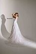 Primavera Couture 11141 Sheer Sides Plunging Neckline Bridal Gown