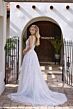 Primavera Couture 11142 Scoop Back Plunging Neckline Wedding Gown