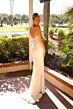 Primavera Couture 11201 Ruched Waist Illusion Corset Wedding Dress