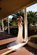 Primavera Couture 11202 Lace-Up Back High Slit Bridal Dress