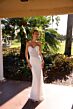 Primavera Couture 11204 Strapless Corset Sequin Skirt Wedding Gown