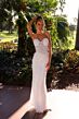 Primavera Couture 11204 Strapless Corset Sequin Skirt Wedding Gown