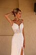 Primavera Couture 11209 Illusion Bodice Lace-Up Back Bridal Gown