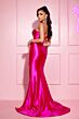 Portia and Scarlett PS25153 Embellished Corset High Slit Dress