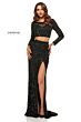 Sherri Hill 52459 Long Sleeve Sequin 2 Piece Formal Dress