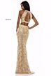 Sherri Hill 52063 2 Piece Sequin Prom Dress