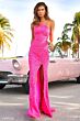 Sherri Hill 54330 High Slit One Shoulder Dress