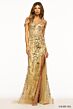Sherri Hill 56101 Corset Bodice Sequin Dress