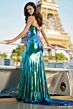 Sherri Hill 56966 Strapless Corset Metallic Dress