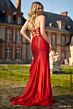 Sherri Hill 56992 Ruffle Skirt Hot Fix Dress