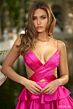 Sherri Hill 57009 Cutout Bodice Ruffle Skirt Dress