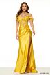 Sherri Hill 57201 Floral Corset High Slit Dress