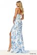 Sherri Hill 57844 Corset Bodice Floral Strapless Dress