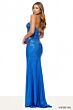Sherri Hill 57887 Spaghetti Strap Illusion Side Hot Fix Dress