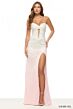 Sherri Hill 57901 Hot Fix Strapless Ombre Dress
