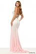 Sherri Hill 57901 Hot Fix Strapless Ombre Dress