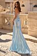 Sherri Hill 57937 Sweep Train High Slit Strapless Dress