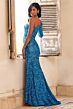 Sherri Hill 54797 One Sleeve Sequin Dress