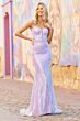 Sherri Hill 55522 Corset Bodice Sequin Dress