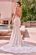 Sherri Hill 81058 Strappy Back Plunging Neck Bridal Gown