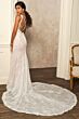 Sherri Hill 81058 Strappy Back Plunging Neck Bridal Gown