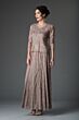 Soulmates 1610 Three Quarter Sleeve V-Neck Dress