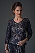 Soulmates 1610 Three Quarter Sleeve V-Neck Dress