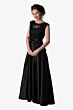 Soulmates 1611 Sash Belt Lace Bodice Dress