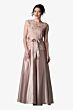 Soulmates 1611 Sash Belt Lace Bodice Dress