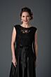 Soulmates 1611 Sash Belt Lace Bodice Dress