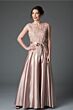 Soulmates 1611 Sash Belt Lace Bodice Dress