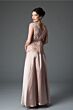 Soulmates 1611 Sash Belt Lace Bodice Dress