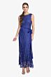 Soulmates D1312 Ribbon Belt Jewel Neckline Dress