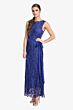 Soulmates D1312 Ribbon Belt Jewel Neckline Dress