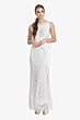 Soulmates D1312 Ribbon Belt Jewel Neckline Dress