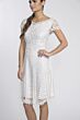 Soulmates D1319 Cap Sleeve Scoop Neck Dress