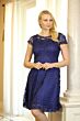 Soulmates D1319 Cap Sleeve Scoop Neck Dress