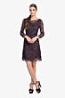 Soulmates D1322 Three Quarter Sleeve Scoop Neck Dress