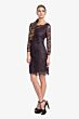 Soulmates D1322 Three Quarter Sleeve Scoop Neck Dress