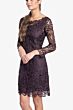 Soulmates D1322 Three Quarter Sleeve Scoop Neck Dress