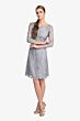 Soulmates D1322 Three Quarter Sleeve Scoop Neck Dress