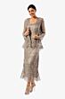 Soulmates C1062 Scalloped Lace 2 Piece Dress