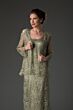 Soulmates C1062 Scalloped Lace 2 Piece Dress