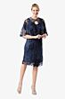 Soulmates D1107 Lace Dress with Capelet