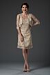 Soulmates D7186 Scoop Neck Dress with Bolero