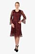 Soulmates D8152 Bell Sleeve Duster Dress