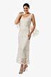 Soulmates D8787 Beaded Lace Dress with Cape