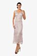 Soulmates D8787 Beaded Lace Dress with Cape